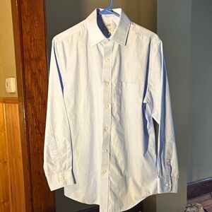 croft & barrow Light Blue Men's Dress Shirt - Button Front Worn 1X